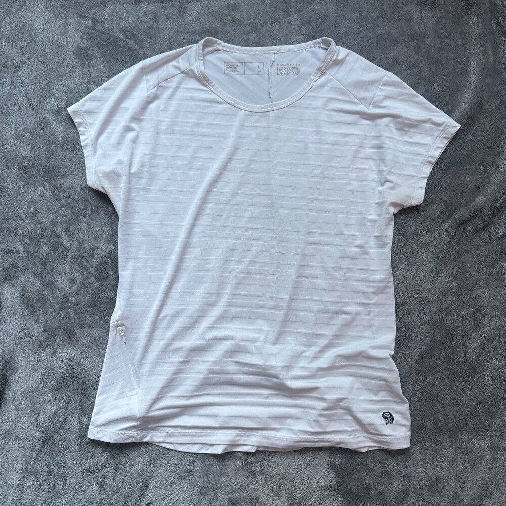 Mountain Hardwear Womens Mighty Stripe Short Sleeve T-Shirt